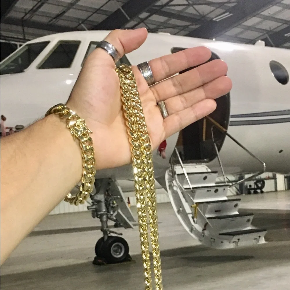 CUBAN LINK BRACELET REAL 18K GOLD DE ROSSI MADE IN ITALY ***LIFETIME WARRANTY***